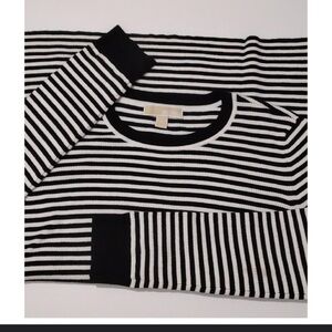 Michael Kors Monochrome Striped Sweater